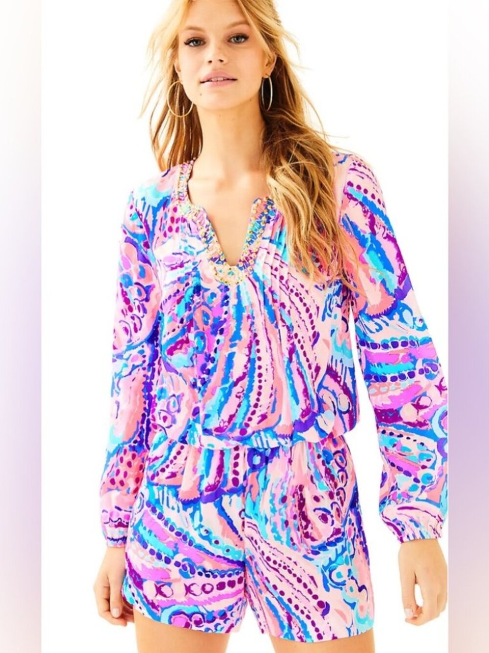 Lilly Pulitzer Romper Tags